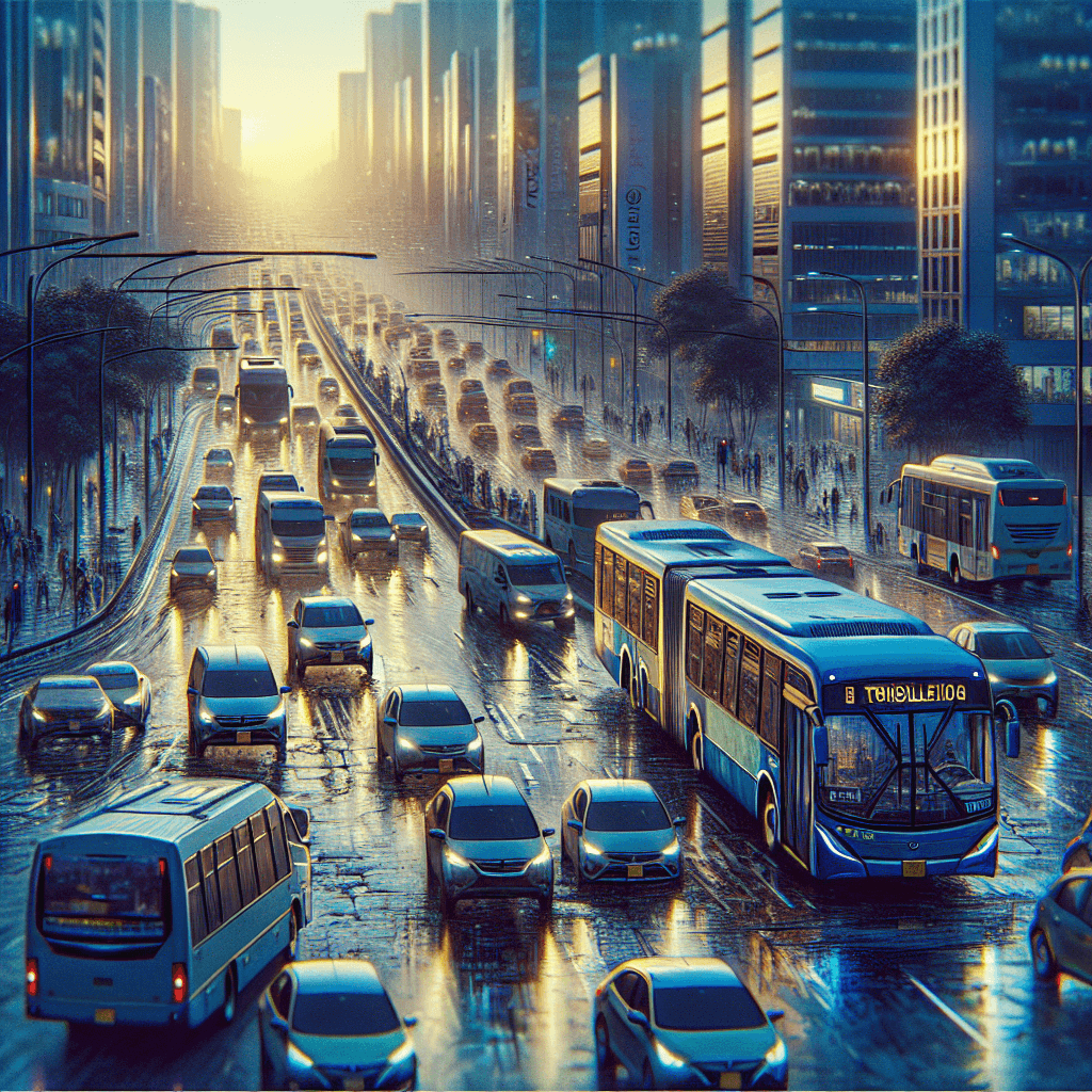 Accidente de Buses de Transmilenio Congestiona el Corredor de Suba en Bogotá