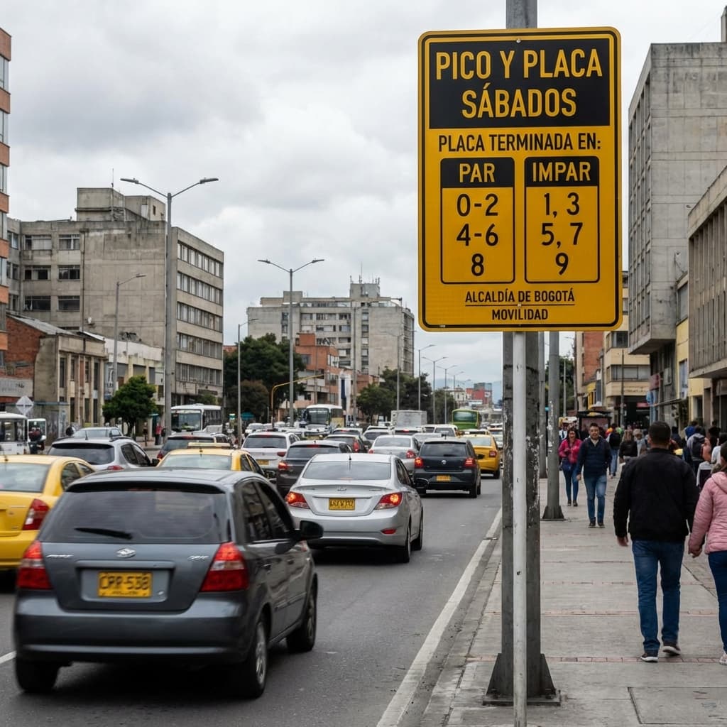 Nueva Medida: Pico y Placa los Sábados para Vehículos Foráneos en Bogotá