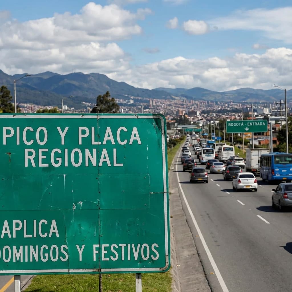 Pico y Placa Regional: Así Funcionará el 12 de Enero (Puente de Reyes)