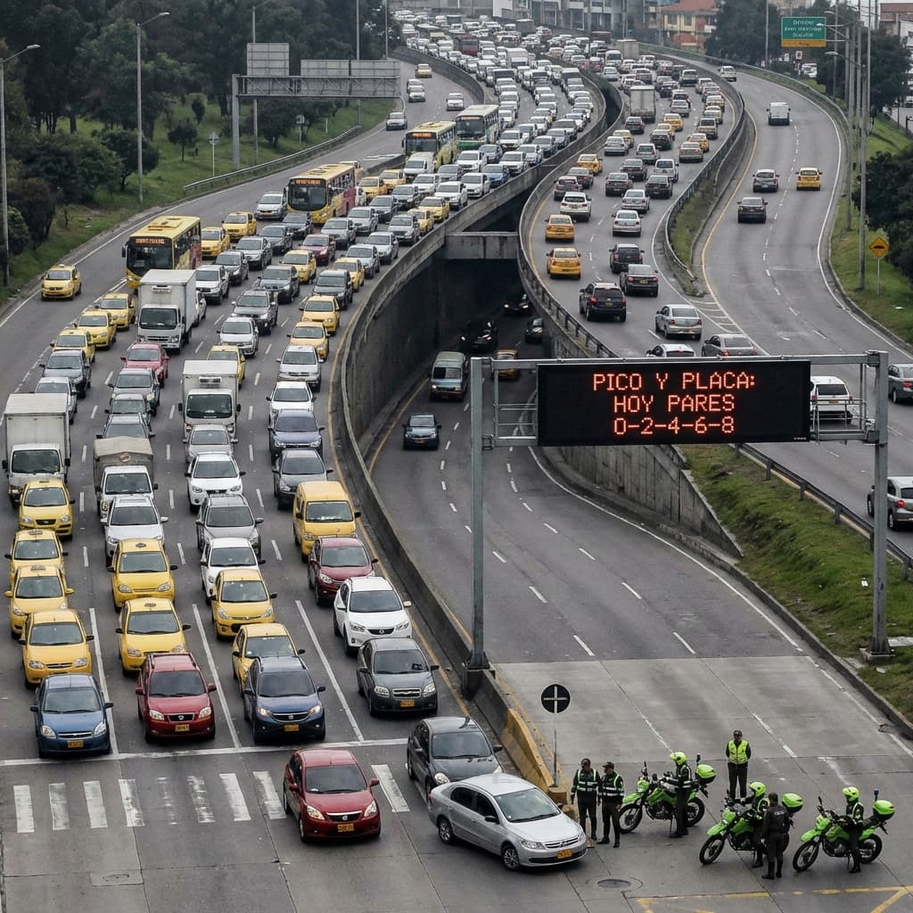 Pico y Placa Bogotá hoy 12 de febrero: Restricciones para placas 1, 2, 3, 4 y 5